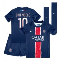 Paris Saint-Germain Ousmane Dembele #10 Domaci Dres za djecu 2024-25 Kratak Rukav (+ Kratke hlače)